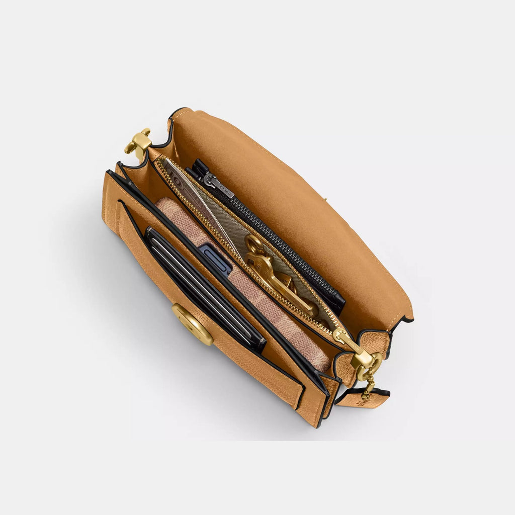 Coach Tabby Shoulder Bag 20 Brass/Biscuit