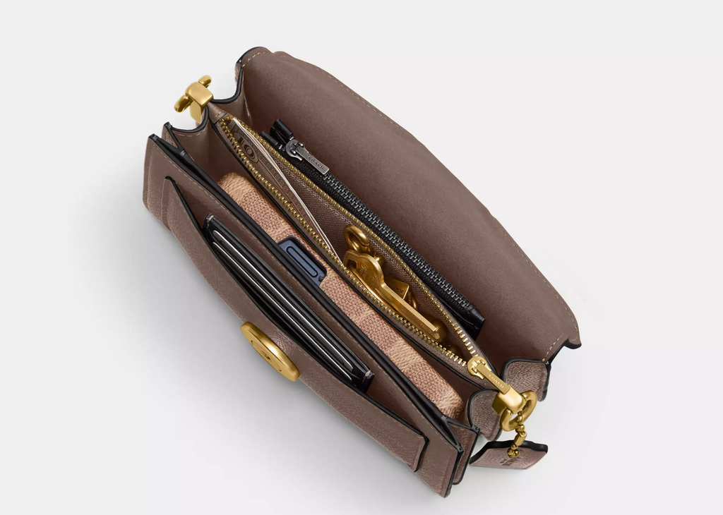 Coach Tabby Shoulder Bag 20 Brass/Dark Stone