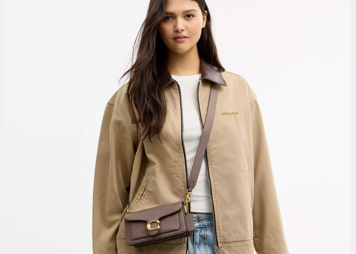 Coach Tabby Shoulder Bag 20 Brass/Dark Stone