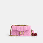 Coach Tabby Shoulder Bag 20 Pillow Quilting Brass/Flower Pink