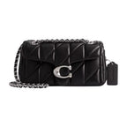 Coach Tabby Shoulder Bag 20 Pillow Quilting Silver/Black