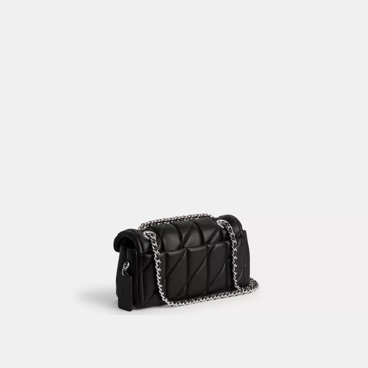 Coach Tabby Shoulder Bag 20 Pillow Quilting Silver/Black