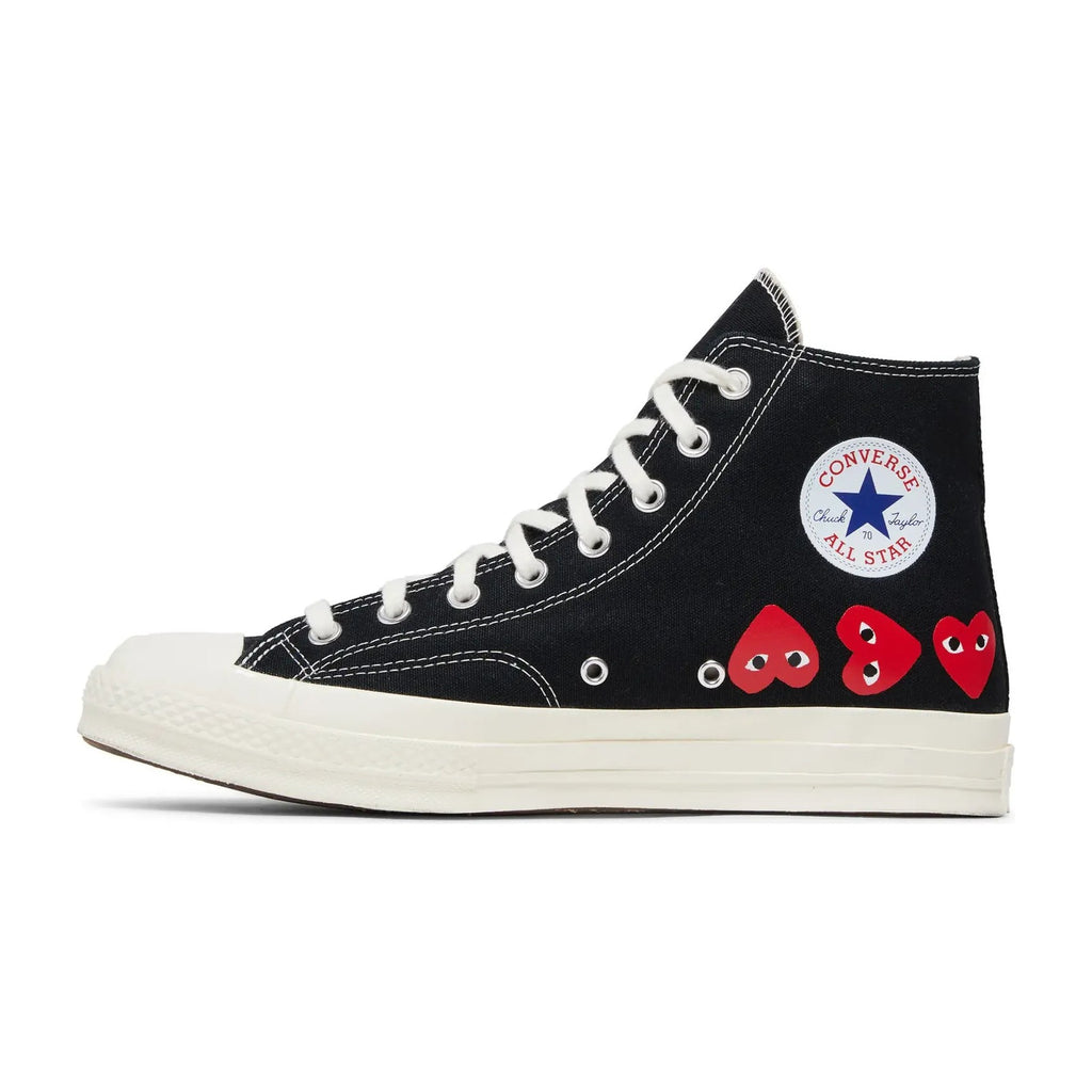 Converse Chuck Taylor All Star 70 Hi Comme des Garcons PLAY Multi-Heart Black