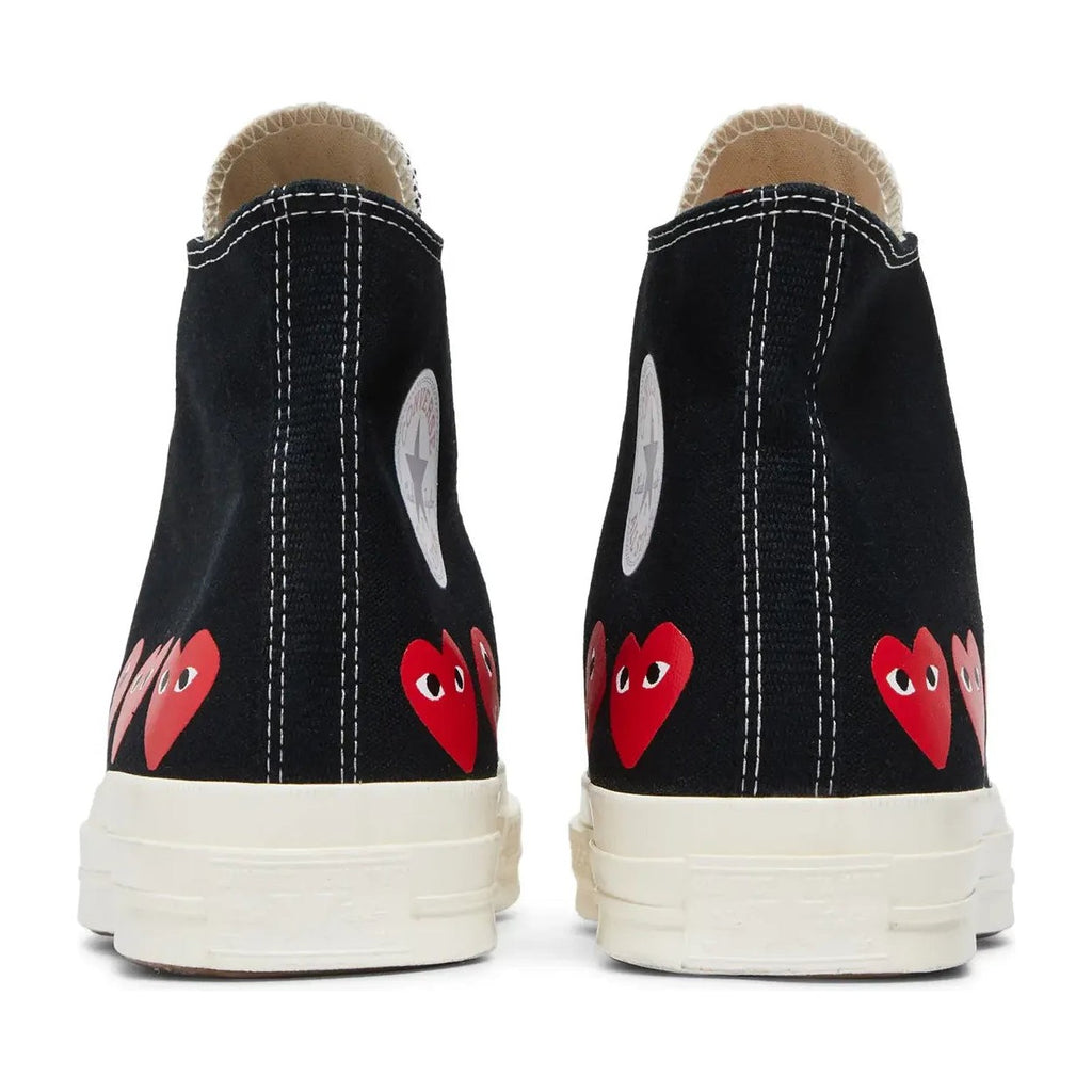 Converse Chuck Taylor All Star 70 Hi Comme des Garcons PLAY Multi-Heart Black