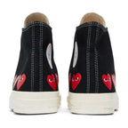 Converse Chuck Taylor All Star 70 Hi Comme des Garcons PLAY Multi-Heart Black
