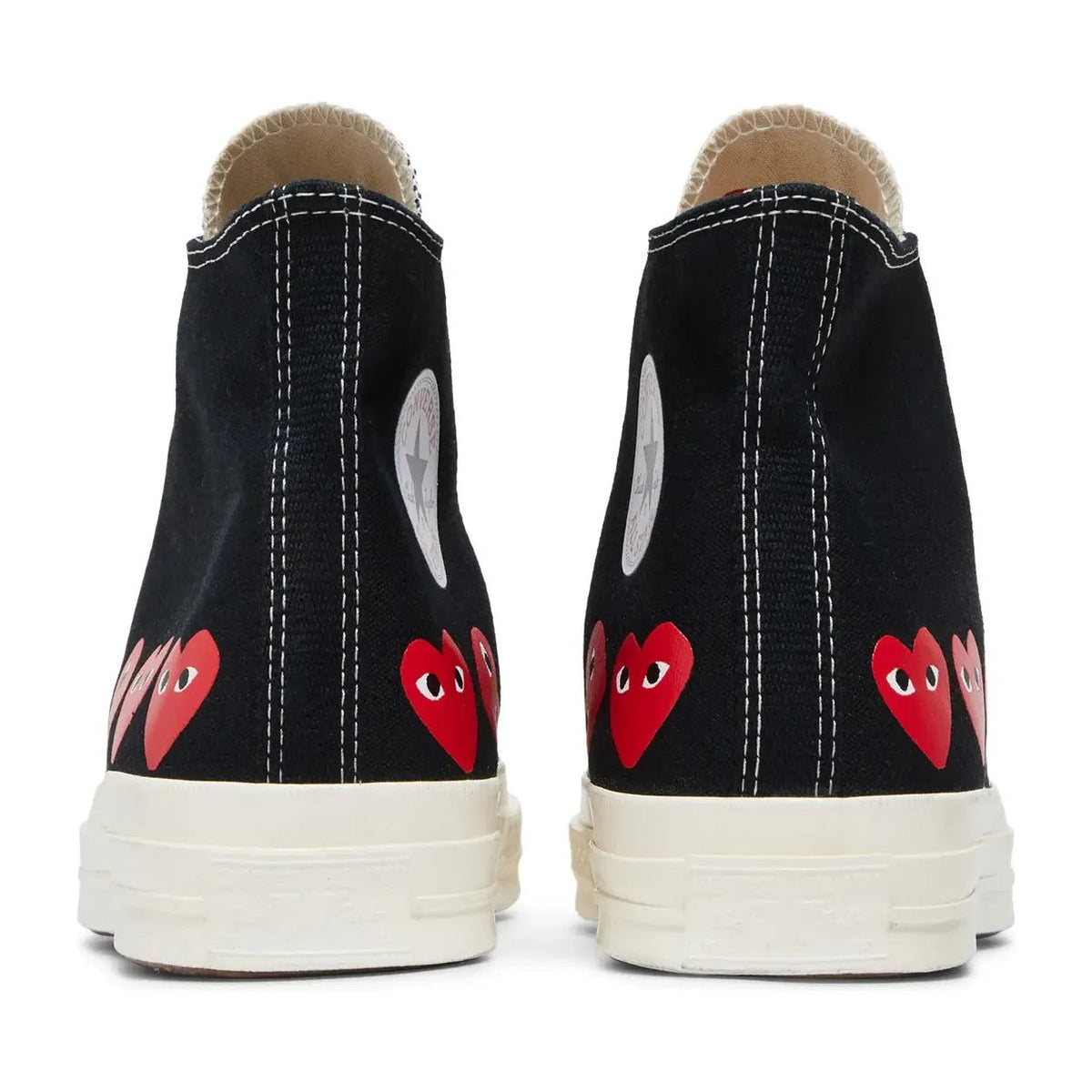 Converse Chuck Taylor All Star 70 Hi Comme des Garcons PLAY Multi-Heart Black