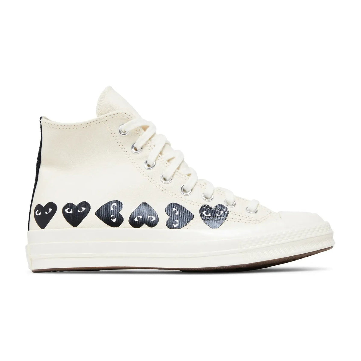 Converse Chuck Taylor All Star 70 Hi Comme des Garcons PLAY Multi-Heart Milk