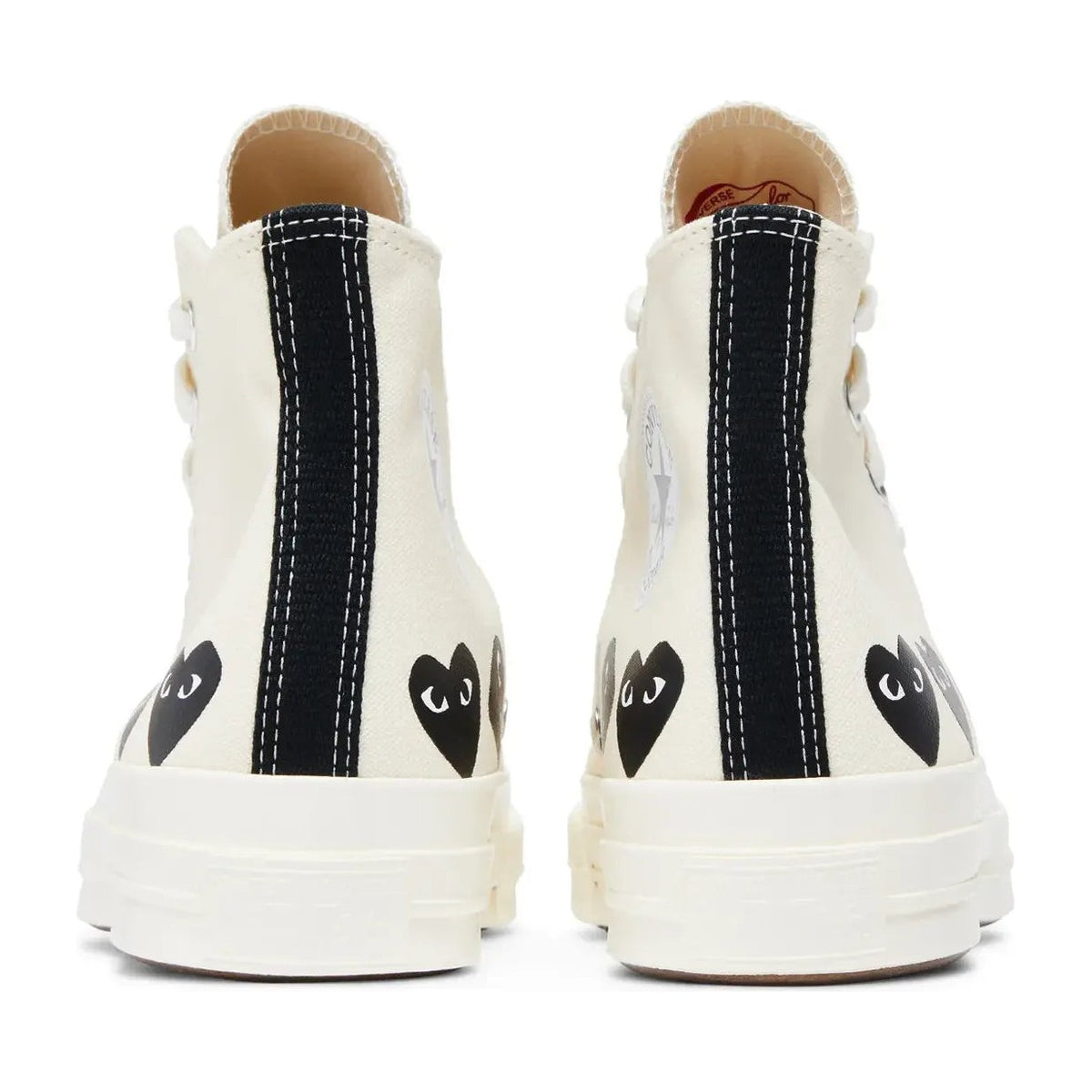 Converse Chuck Taylor All Star 70 Hi Comme des Garcons PLAY Multi-Heart Milk