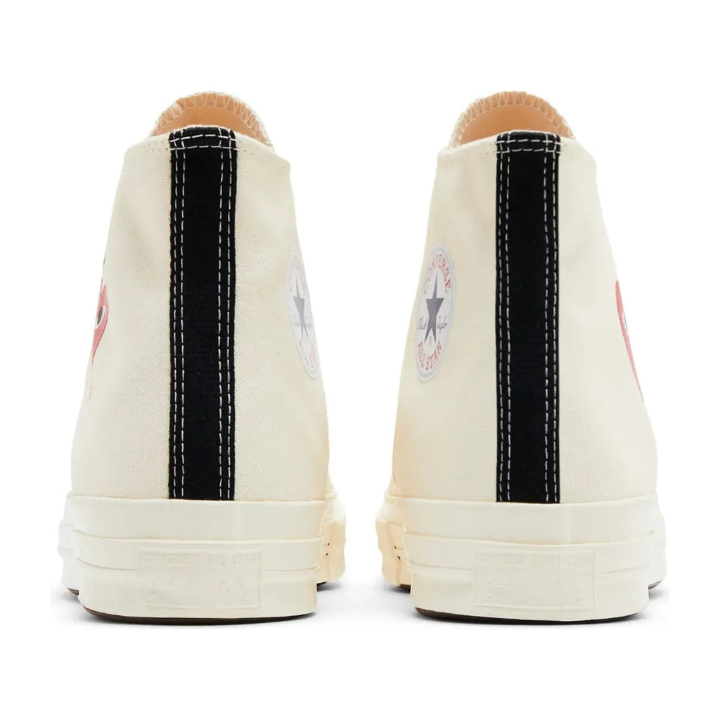 Converse Chuck Taylor All Star 70 Hi Comme des Garcons PLAY Single Heart Milk