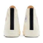 Converse Chuck Taylor All Star 70 Hi Comme des Garcons PLAY Single Heart Milk