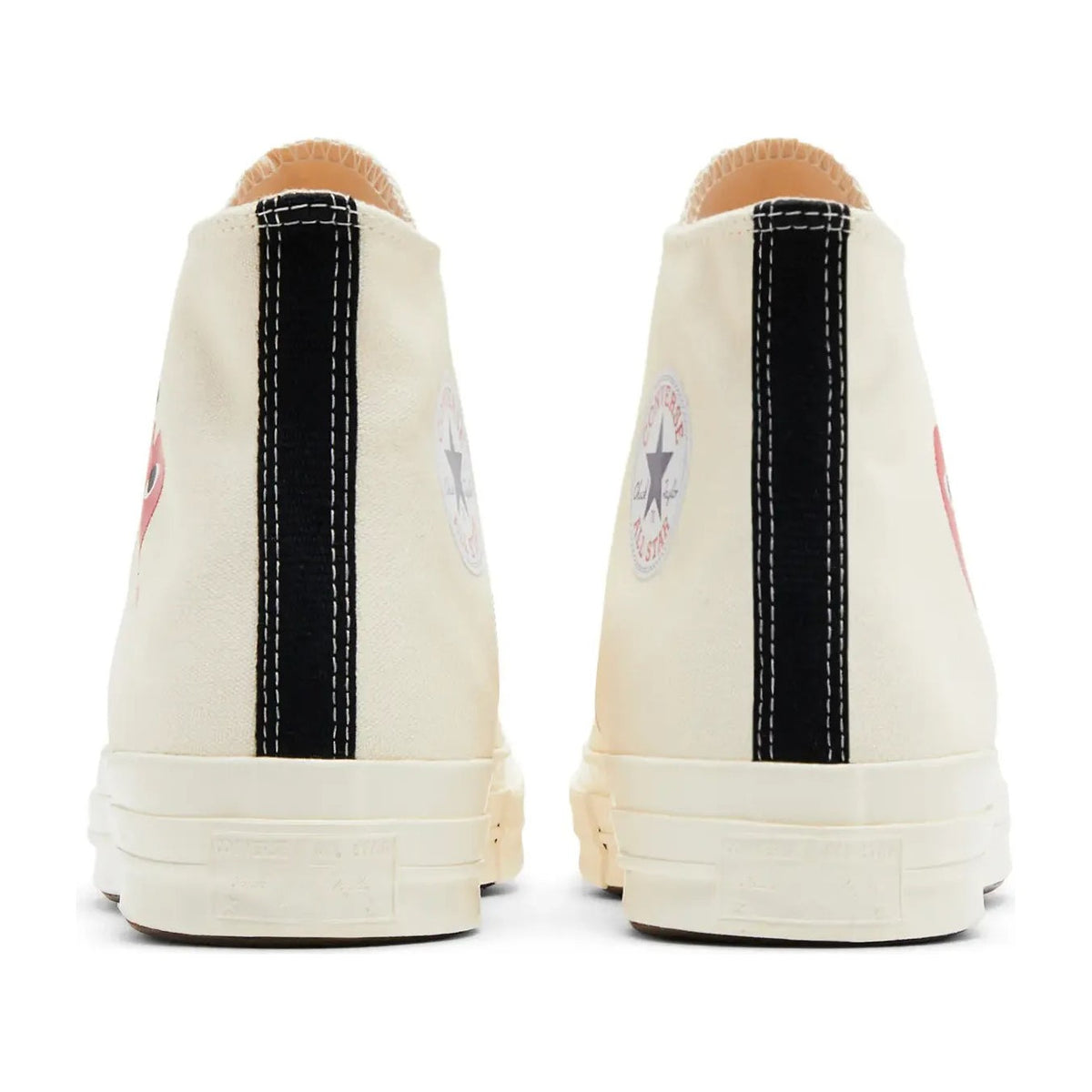 Converse Chuck Taylor All Star 70 Hi Comme des Garcons PLAY Single Heart Milk