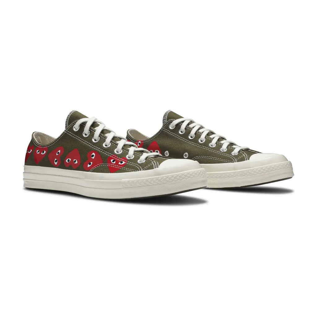 Converse Chuck Taylor All Star 70 Ox Comme des Garcons Multi Heart Green