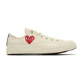Converse Chuck Taylor All Star 70 Ox Comme des Garcons PLAY Single Heart Milk