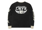 Corteiz Gasolina Waffle Long-Sleeve Black
