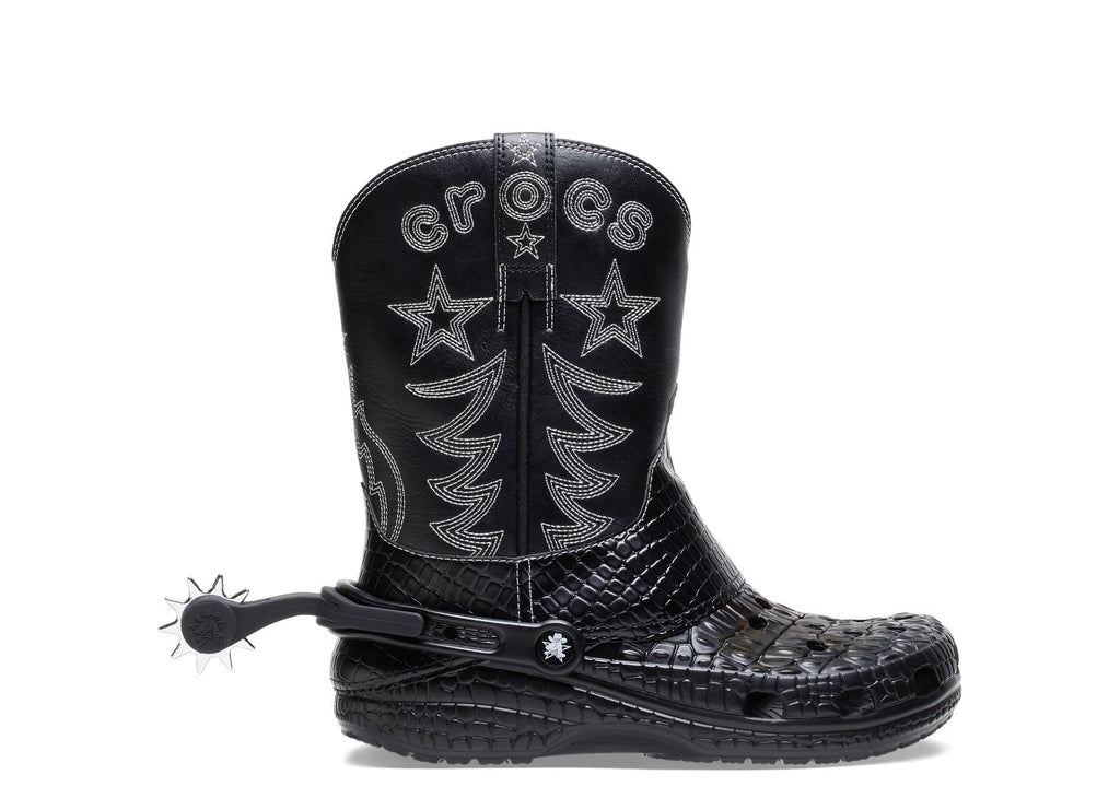 Crocs Classic Cowboy Boot Black
