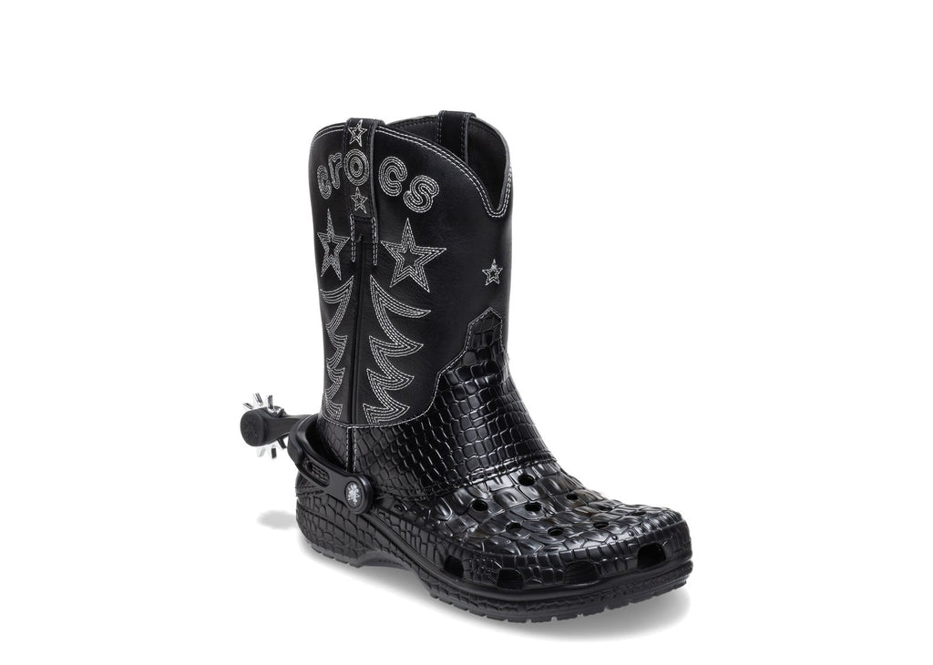 Crocs Classic Cowboy Boot Black