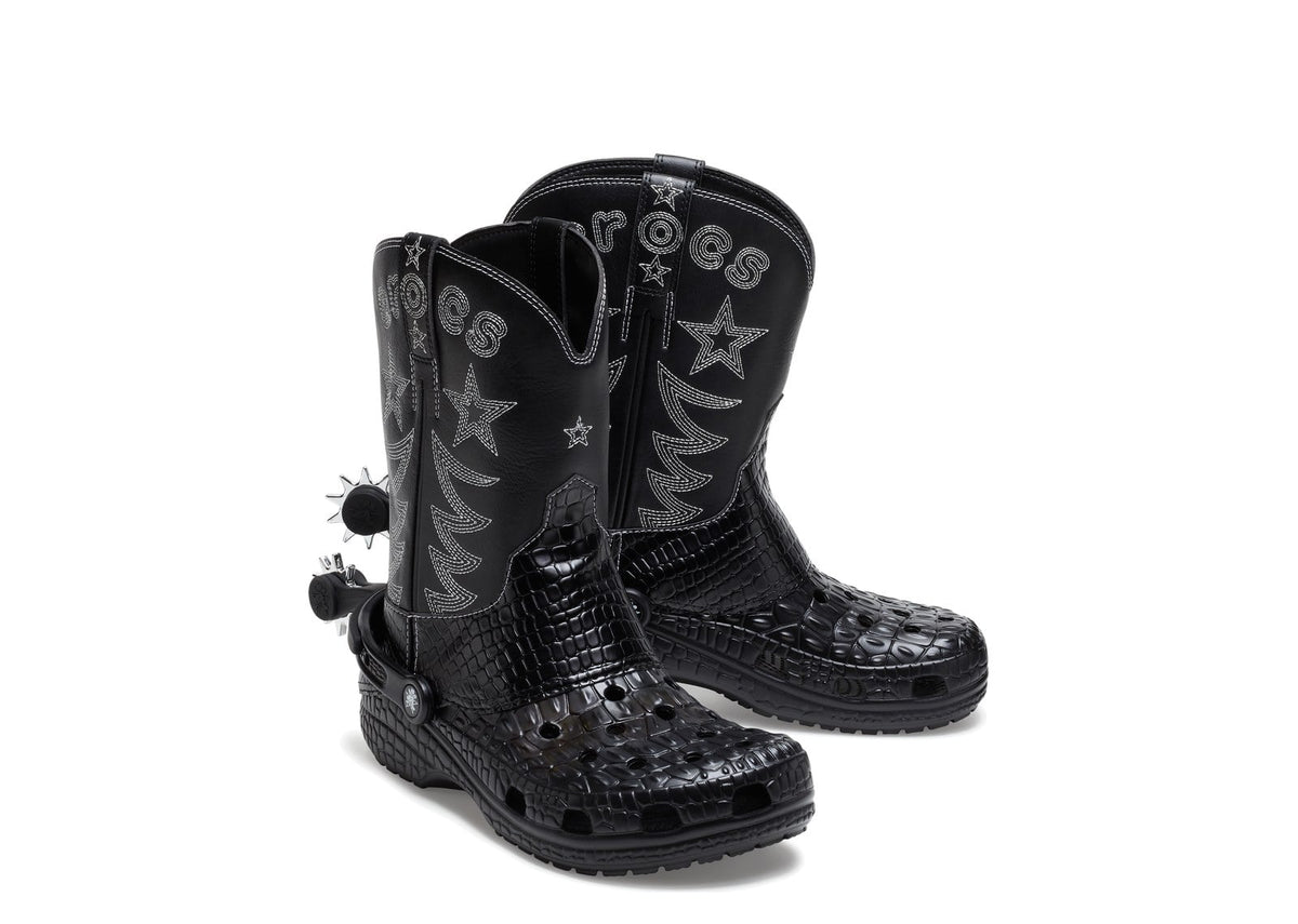 Crocs Classic Cowboy Boot Black