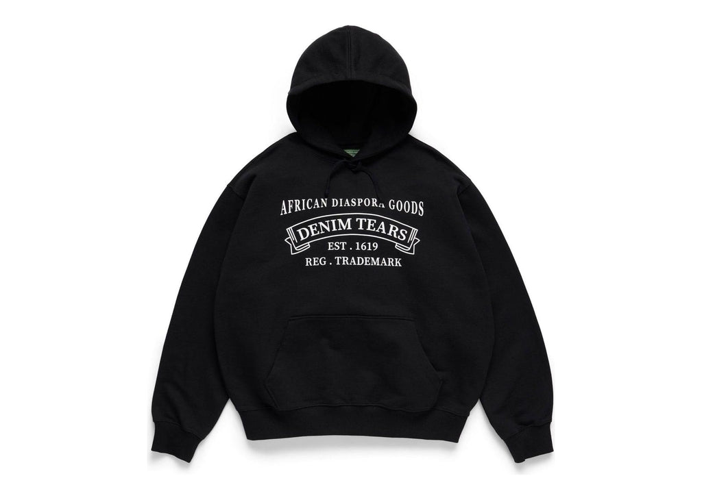 Denim Tears ADG Stamp Hoodie Black