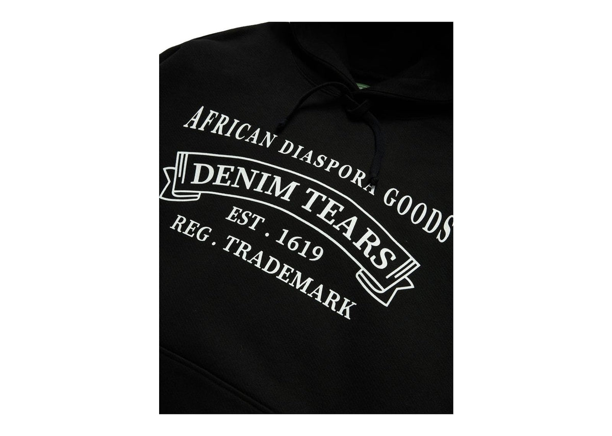 Denim Tears ADG Stamp Hoodie Black