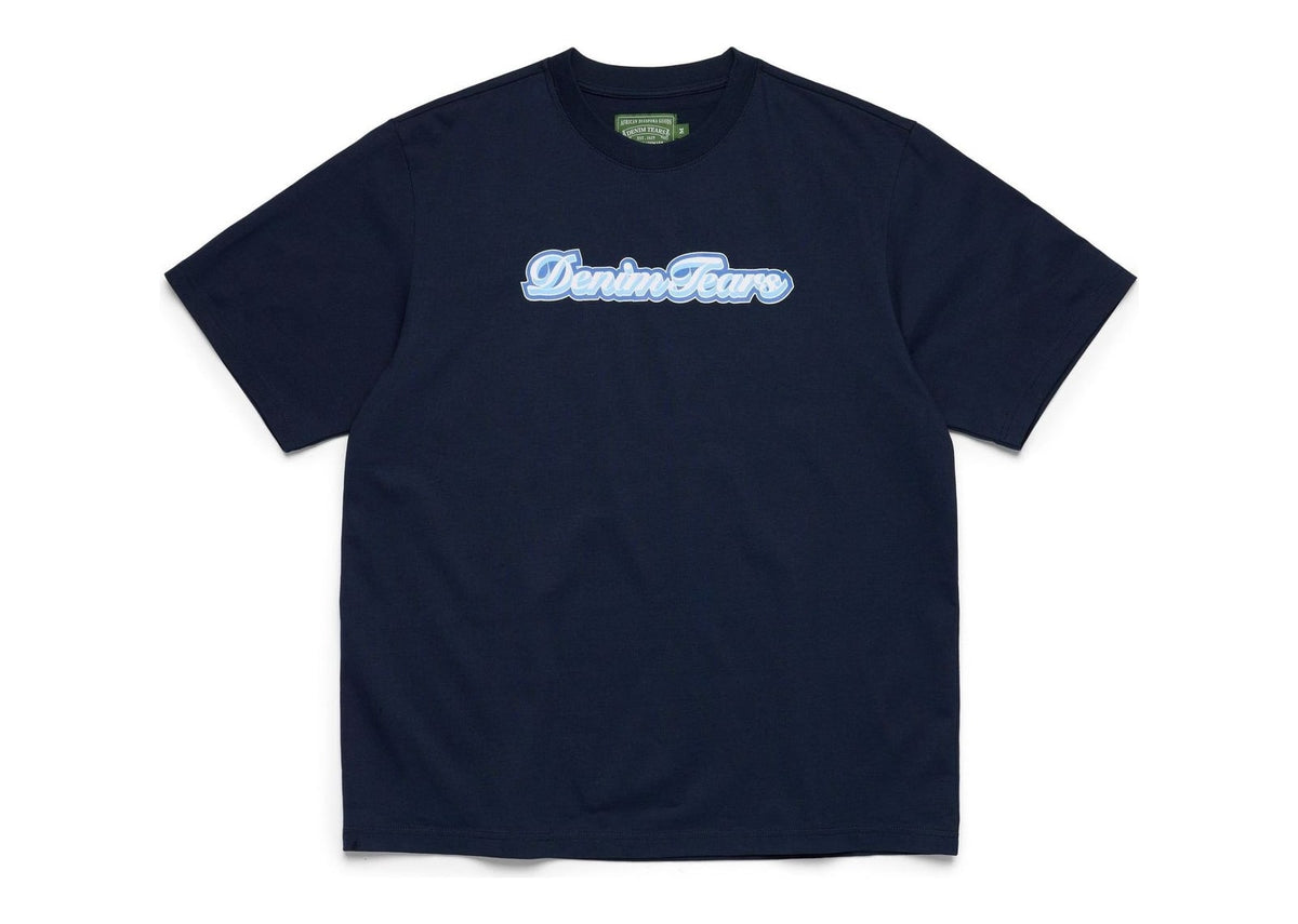 Denim Tears Hollis Font Tee Navy