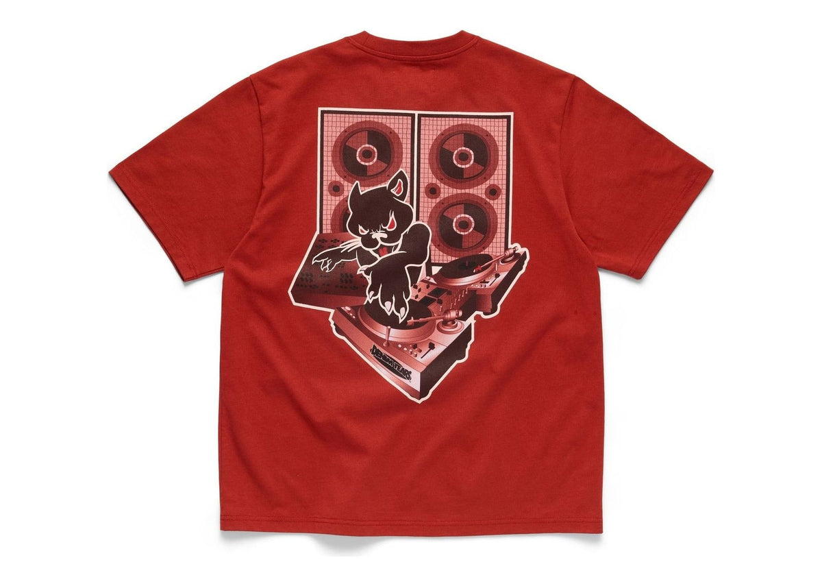 Denim Tears Panther DJ Tee Red