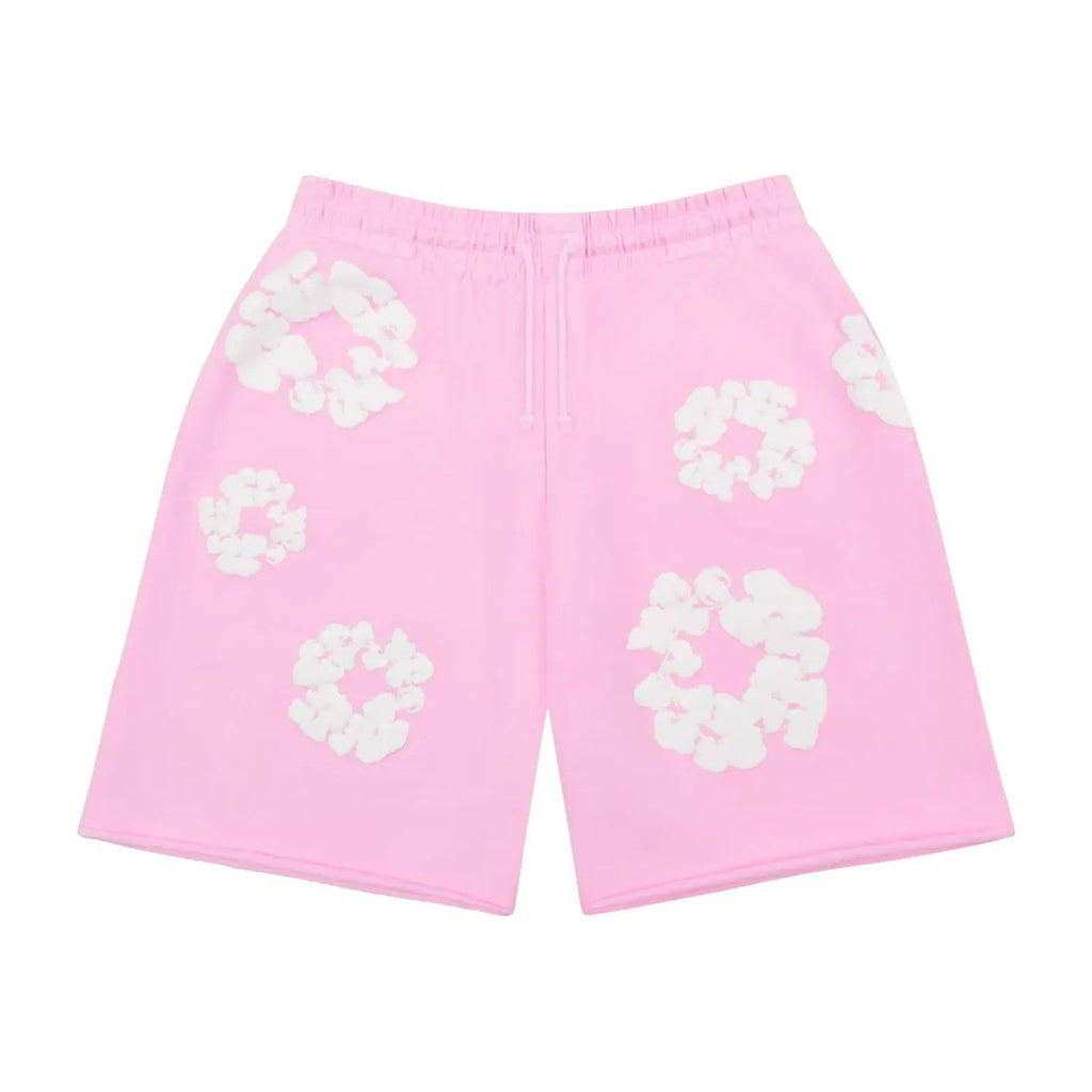 Denim Tears The Cotton Wreath Sweatshorts Powder Pink