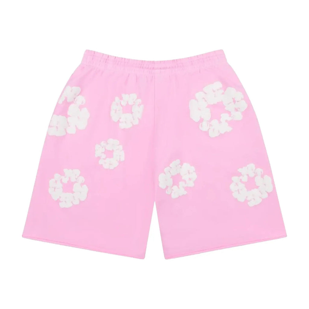 Denim Tears The Cotton Wreath Sweatshorts Powder Pink