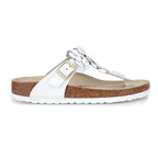 Birkenstock Gizeh Flowers 1026735 Slipper Beyaz (W)