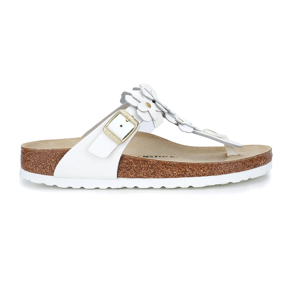 Birkenstock Gizeh Flowers 1026735 Slipper Beyaz (W)