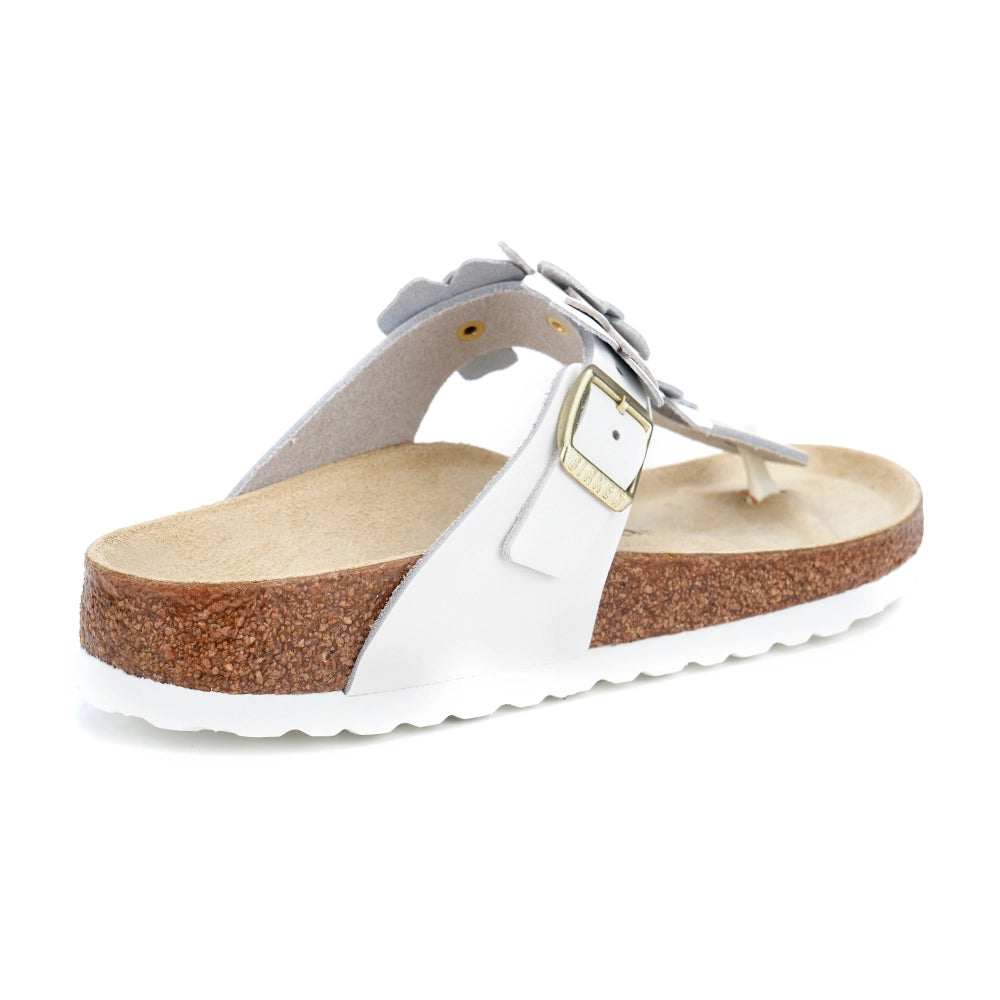 Birkenstock Gizeh Flowers 1026735 Slipper Beyaz (W)