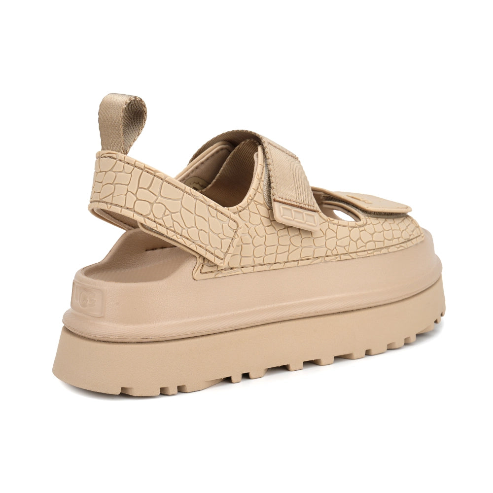 Ugg Goldenglow Embossed Sandal Sütlü Kahve (W)