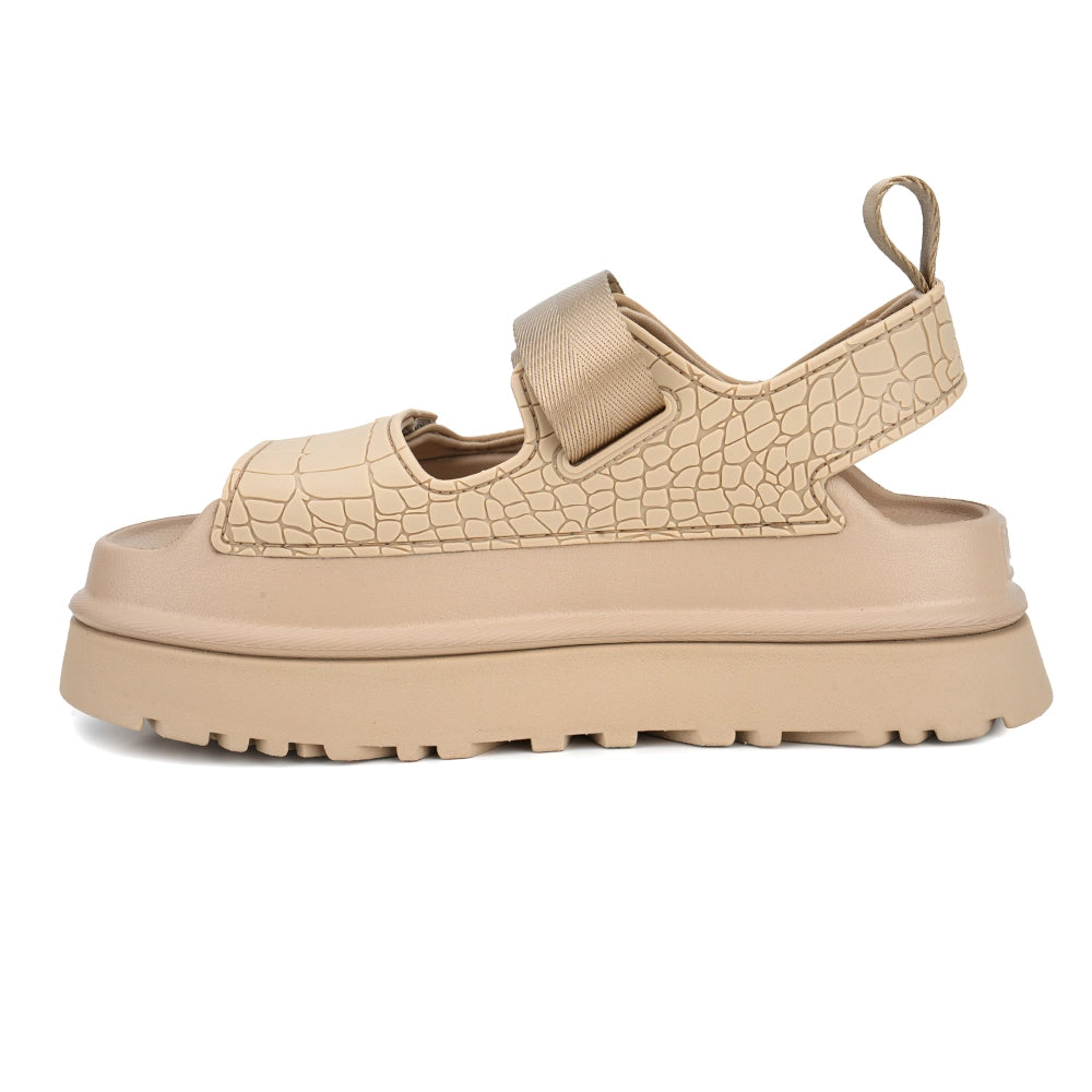 Ugg Goldenglow Embossed Sandal Sütlü Kahve (W)