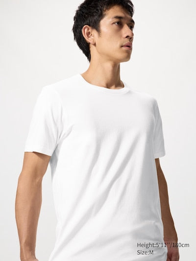 UNIQLO Unisex 100% Supima Cotton T-Shirt - 00 WHITE