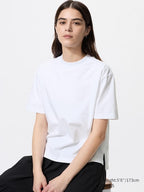 UNIQLO Women's AIRism Cotton T-Shirt - 00 WHITE