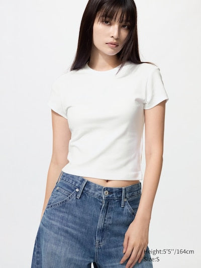 UNIQLO Women's Mini T-Shirt - 00 WHITE