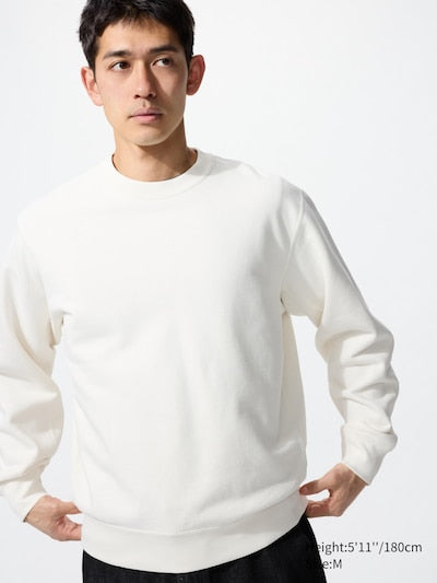 UNIQLO Unisex Sweatshirt - 01 OFF WHITE