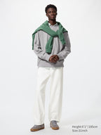 UNIQLO Unisex Baggy Jeans - 01 OFF WHITE
