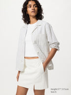UNIQLO Women's Slit Skort - 01 OFF WHITE