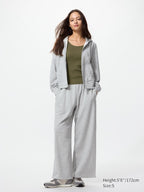 UNIQLO Women's Wide Sweat Trousers - 03 GREY