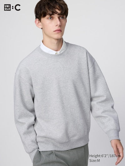 UNIQLO Unisex Oversized Sweatshirt - 03 GREY