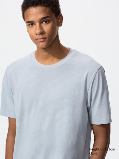 UNIQLO DRY-EX T-Shirt (Patterned) - 03 GREY