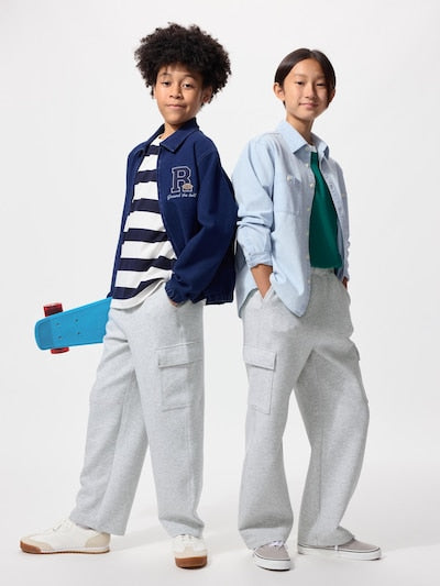 UNIQLO Kids' DRY Joggers (Cargo) - 03 GREY