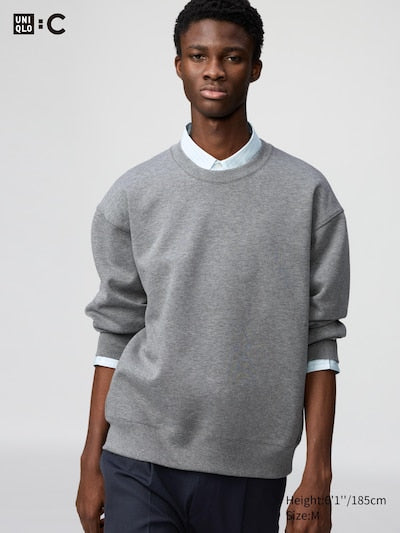 UNIQLO Unisex Oversized Sweatshirt - 05 GREY