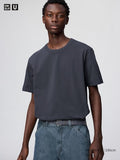 UNIQLO Unisex Crew Neck T-Shirt - 07 GREY
