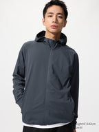 UNIQLO Men's DRY-EX UV Protection Full-Zip Hoodie - 07 GREY