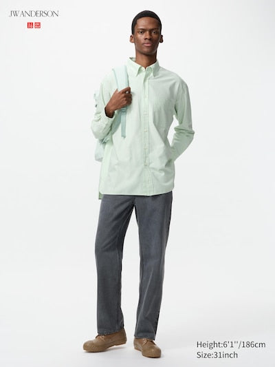 UNIQLO Men's Straight Jeans - 07 GREY