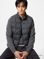 UNIQLO Men's PUFFERTECH Vest - 08 DARK GREY