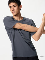 UNIQLO Unisex DRY-EX T-Shirt - 08 DARK GREY
