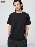 UNIQLO Unisex Crew Neck T-Shirt - 09 BLACK