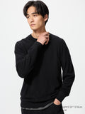UNIQLO Men's 100% Cashmere Crew Neck Jumper - 09 BLACK